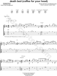 Andrew Foy Death Bed Coffee For Your Head Guitar Tab In C Major Download Print Sku Mn0213494