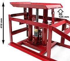 Auffahrrampe Mit Hydraulischem Wagenheber 2000kg Hohenverstellbar Reifenbreite Bis 225mm Amazon De Auto Werkstatt Werkzeuge Arbeitsraum In Der Garage Rampen