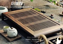 春秋小庭院绿檀黑檀实木茶盘茶海茶台存水排水两用套装功夫茶具 tmall com天猫 decorative tray sea design decor
