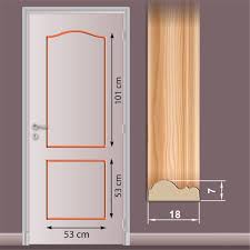 Kit De Moulure 2 Panneaux Doucines Decoratis Fr Decoration Interieure Facile Moulure Moulure Porte