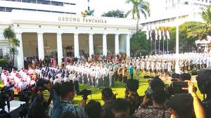 Peringatan hari lahir pancasila tahun 2017 di kementerian/lembaga instansi pusat/daerah. Peringati Hari Lahir Pancasila Jokowi Ini Harus Jadi Momentum Nasional Tempo Co