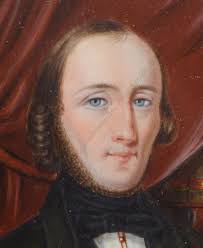 Etienne Ferdinand Mulnier-junior (1783-1854) "Portrait of a bibliophile",  waterc