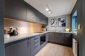 As far as the size of the backsplash, i really can't tell from this distance. We Love How Maygreeninvestments Have Styled Their Dark And Modern Grey Kitchen With Hints Of Copper Recreat Modern Grey Kitchen Grey Kitchen Howdens Kitchens