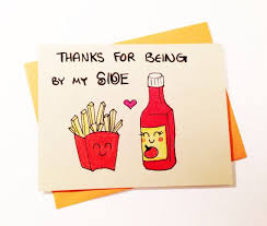 These thank you you cards are the perfect gift for any occasion. Funny Thank You Card Thanks For Being By My By Lovencreativity Funny Thank You Cards Funny Thank You Funny Cards