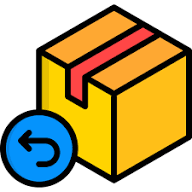 Product return - Free shipping and delivery icons