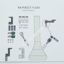 Take some rubbing alcohol on a cotton swab and wipe the chamber thoroughly. Monkey Vape Set