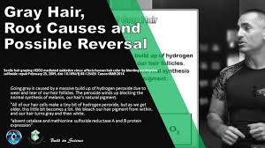 If you get grey hair early in life, it can mean vitamin deficiency or stress. Gray Hair Root Causes And Possible Reversal Video
