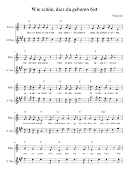 Schliingeel (@schliingeel) hat bei tiktok ein kurzes video mit der musik originalton erstellt. Wie Schon Dass Du Geboren Bist Sheet Music For Piano Saxophone Alto Solo Musescore Com