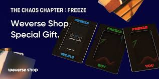 Jun 15, 2021 · the bts army is one of the biggest fanbases and bts is known to be highly interactive with its fans. Weverse Shop On Twitter Special Gifts For Those Who Pre Order Txt 2nd Album The Chaos Chapter Freeze Weverseshop Special Gifts Will Steal Moa S Hearts Only For Those Who Pre Order The Album