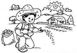 24 de junio de 1826: Dibujo Del Campesino Para Colorear Celebra El Dia Del Campesino 24 De Junio Netjoven
