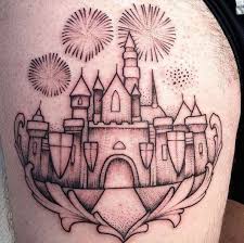 5 11 Jpg 595 591 Pixels Castle Tattoo Disney Inspired Tattoos Heart Outline Tattoo