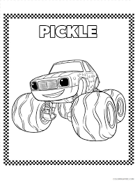 Sort of an 8 year olds dream come true. Blaze And The Monster Machines Coloring Pages Tv Film Printable 2020 00839 Coloring4free Coloring4free Com