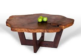David Stine Woodworking Rustic Wood Furniture Coffee Table Wood Round Wood Coffee Table Tree Trunk Coffee Table