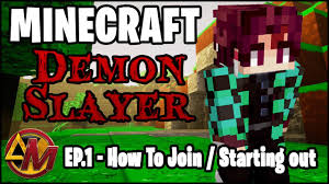 Demon slayer mod public server for minecraft!! Ep 1 Public Minecraft Demon Slayer Mod Server How To Join Old Youtube