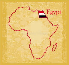Spread over 1,010 408 square kilometers, egypt ranks africa's 3rd and the world's 13th most populous country with about 99 million population as of 2019. Egypt On Actual Vintage Political Map Of Africa Stock Vector Illustration Of Background Geography 47621163