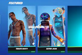 This character was released at fortnite battle royale on 22 april 2020 (chapter 2 season 2) and the last time it was available was 362 days ago. Fortnite Leaks News On Twitter Travis Scott Could Return Tonight This Is How He Looks In The New Shop Fortnite