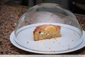 Arv bröllop platte auf fuß mit abdeckung, klarglas, 29 cm auf der servierplatte mit fuß lassen sich kuchen, käse, obst, torten usw. Not Macht Erfinderisch Tortenglocke 1x Umruhren Bitte Aka Kochtopf