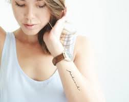 Custom Handwritten Tattoo Design