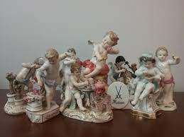 Amazing huge carl thieme potschappel dresden porcelain urn, circa 1902/1918. Meissen And Dresden Porcelain Cherub Figurines Collectors Weekly