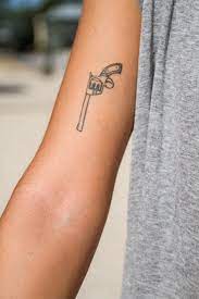 Arm small simple gun tattoo. Simple Small Gun Tattoo Novocom Top