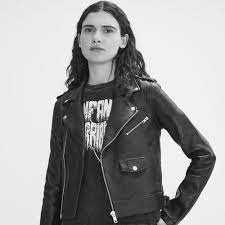 Baltika Black 210 Maje Com Leather Jackets For Sale Leather Jacket Fashion