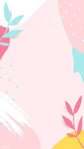 download premium vector of colorful leafy memphis frame vector 1217107 flower background wallpaper iphone background wallpaper cute patterns wallpaper
