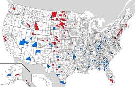100 Richest Red Vs 100 Poorest Blue Counties In The Us By Per Capita Personal Income 1513 X 983 Map Cartography Historical Maps