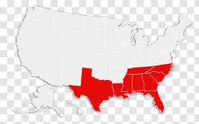 In 1857, the supreme court ruled on a landmark case, dred scott v. Southern United States American Civil War Confederate Of America Map Reconstruction Era Missouri Compromise Transparent Png