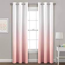 Mia Ombre Insulated Grommet Blackout Window Curtain Panels Set Of 2 Walmart Com Insulated Curtains Window Curtains Lush Decor