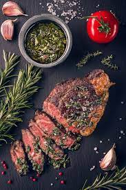 Juicy Tender Sous Vide Grilled Irish Beef Rump Steak With Fresh Herbs Food Photography Steak Dishes Beef Rump