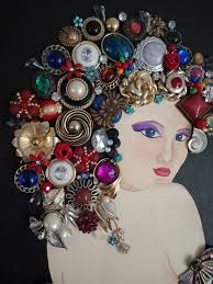 Local artist vintage jewelry creations by : Jill Mabry