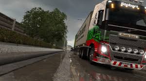 11 euro truck simulator 2 wallpapers. Euro Truck Simulator 2 Rain Reflection Truck Lorry Trees Volvo Fh16 Wallpapers Hd Desktop And Mobile Backgrounds