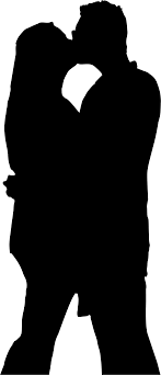 Download Couple Hugging And Kissing Silhouette Icons Png Free Png And Icons Downloads