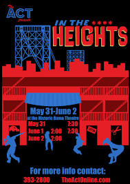 Boat in the lake poster. In The Heights Alex Hauser Design