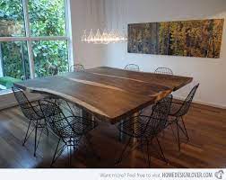 15 Charming Square Dining Room Tables Home Design Lover Square Dining Room Table Live Edge Dining Table Slab Dining Tables