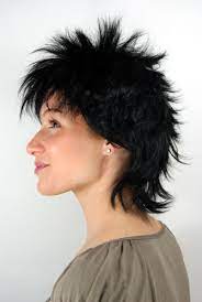 Get it as soon as wed, jul 21. Short Lady Wig Spiny Wild Styled Hair 80s Eighties Raven Tar Black 26155 1 Goth