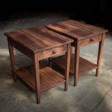 Online amish furniture offers a full line of occasional tables to match any living room. Solid Walnut Shaker Style End Tables With Oil And Wax Finish Soon To Be On The Way To Alabama