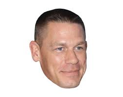 John Cena Vip Celebrity Cardboard Cutout Face Mask
