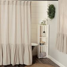 Ships free orders over $39. Sara S Ticking Black Ruffled Shower Curtain Piper Classics