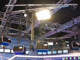 Structures Of Tv Studio Illumination Lights Equipment And Projectors Stock Photo Picture And Royalty Free Image Image 39650298