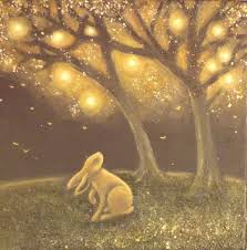 Hare The Magic Tree Hannah Willow Www Hannahwillow Com Bunny Art Rabbit Art Moon Gazing Hares