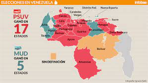 Han sido así 22 los (anc), se ordenó reprogramar para octubre las votaciones de gobernadores en los 23 estados de. Resultados Oficiales En Todos Los Estados De Las Elecciones Regionales De Venezuela Infobae
