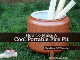 Maybe you would like to learn more about one of these? Diy Portable Fire Pit Easy To Follow Guide Tutorial Portable Fire Pits Diy Fire Pit Fire Pit