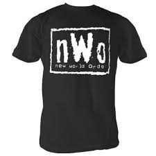 Nwo New World Order Wrestling Adult Black T Shirt Cool Casual Pride T Shirt Men Unisex New Fashion Tshirt Loose Size Top Ajax Awesome Tee Different T