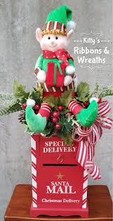 Santa S Mailbox Letters To Santa Elf Decoration Elf Etsy In 2021 Elf Christmas Decorations Christmas Centerpieces Christmas Crafts Decorations