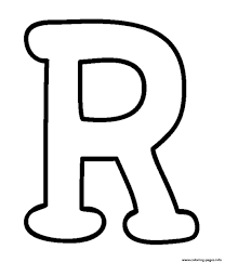 Here are a range of free printable letters, alphabets, and numbers for your craft projects. Big R Free Alphabet Sdf69 Coloring Pages Printable
