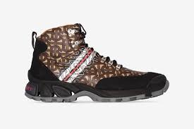 burberry s monogram hiking boots mix elegance with the outdoors hiking boots boots brown boots