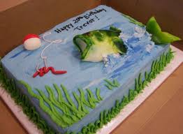 Read more about weaving rainbow fish (kids craft) 8 Easy Fish Birthday Cakes Photo Easy Fish Birthday Cake Fishing Birthday Cake Idea And Bass Fishing Cake Ideas Snackncake