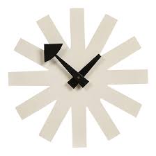 Vintage New Mid Century Modern Clocks Chairish Minimalism is reflected in the clock's open.