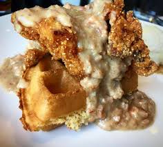 Chicken And Waffles From Cedar Stone Urban Table At Jw Marriott Minneapolis Mall Of America Chicken And Waffles Food Amazing Food